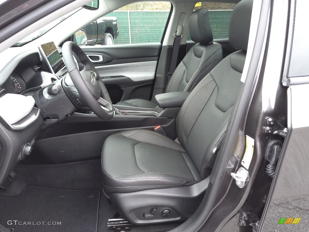 Black Interior 2022 Jeep Compass Latitude Lux 4x4 Photo #145414465