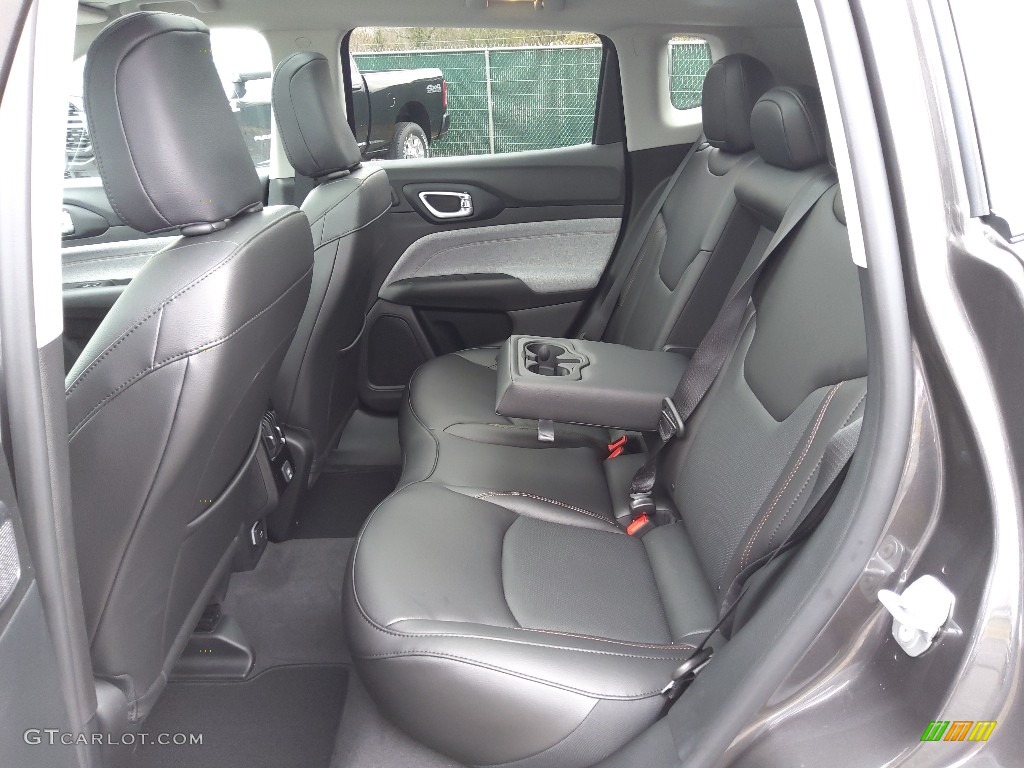 Black Interior 2022 Jeep Compass Latitude Lux 4x4 Photo #145414527