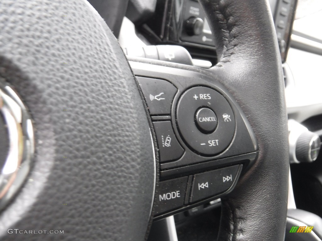 2021 Toyota RAV4 XLE Premium AWD Light Gray Steering Wheel Photo #145414577