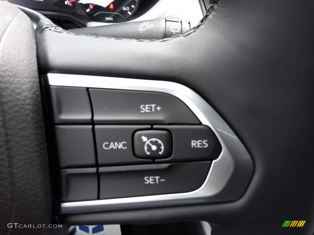 2022 Jeep Compass Latitude Lux 4x4 Black Steering Wheel Photo #145414648