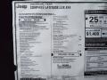  2022 Compass Latitude Lux 4x4 Window Sticker
