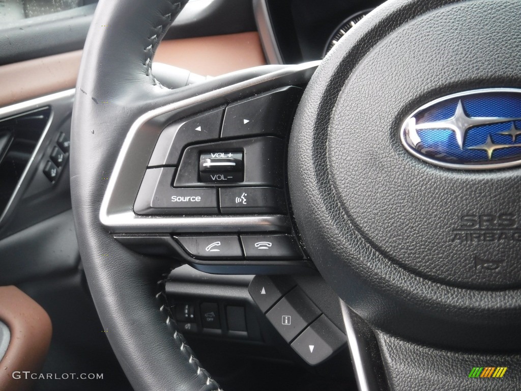 2021 Subaru Outback 2.5i Touring Java Brown Steering Wheel Photo #145414908