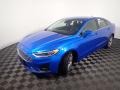 2019 Velocity Blue Ford Fusion SEL  photo #8