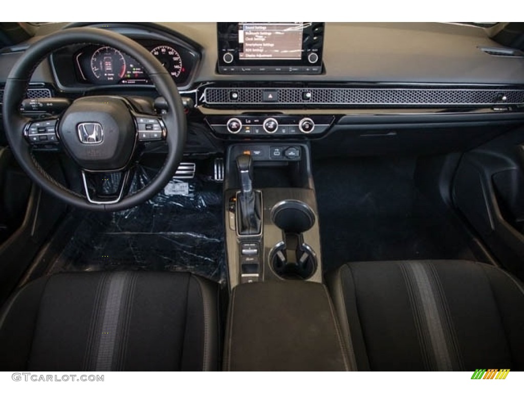 Black Interior 2023 Honda Civic Sport Sedan Photo #145415556