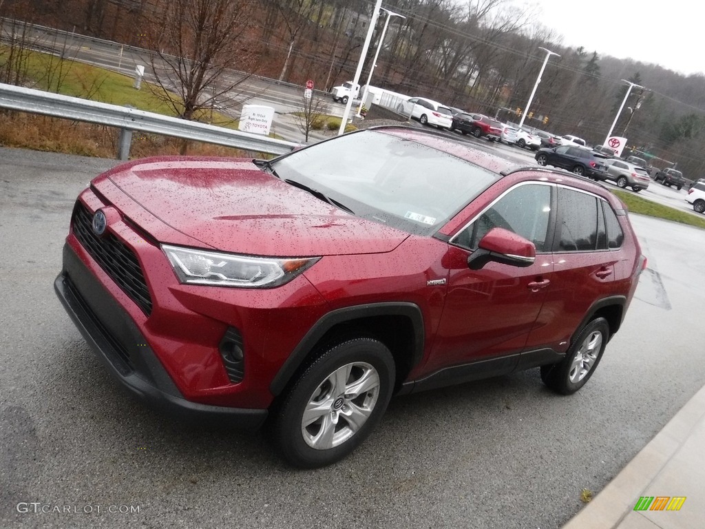 Ruby Flare Pearl 2020 Toyota RAV4 XLE AWD Hybrid Exterior Photo #145415698
