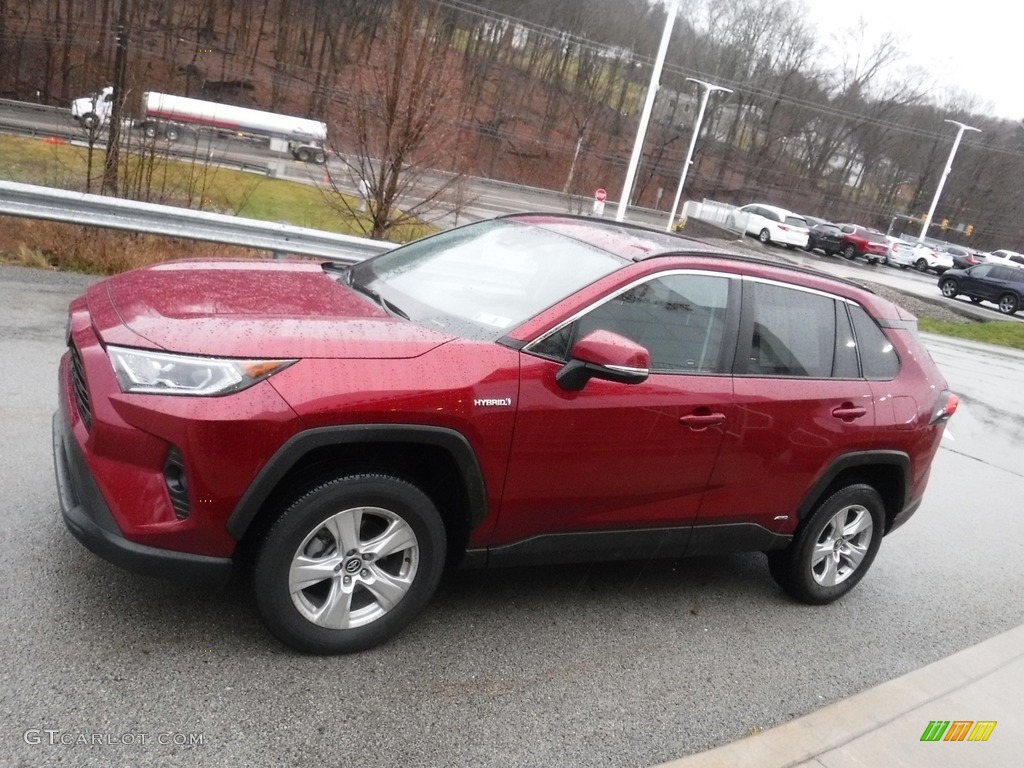 Ruby Flare Pearl 2020 Toyota RAV4 XLE AWD Hybrid Exterior Photo #145415716