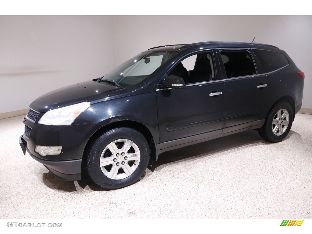 2011 Traverse LT AWD - Black Granite Metallic / Ebony/Ebony photo #3