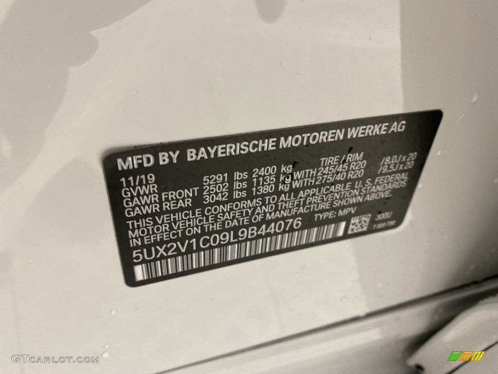 2020 X4 xDrive30i - Alpine White / Mocha photo #37