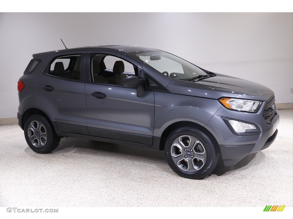 2019 EcoSport S - Smoke Metallic / Medium Stone photo #1