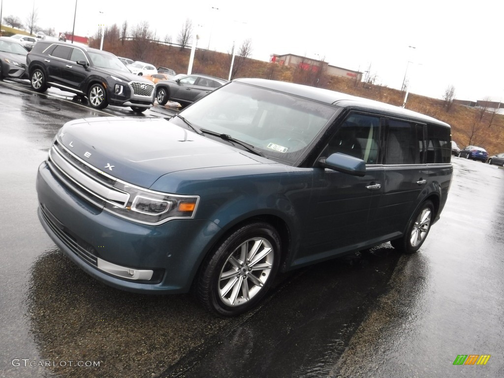2016 Flex Limited AWD - Too Good to Be Blue / Charcoal Black photo #6