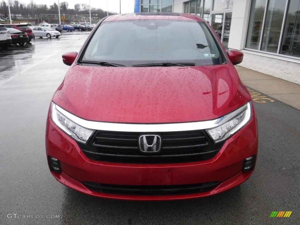 2022 Odyssey EX-L - Radiant Red Metallic II / Beige photo #5
