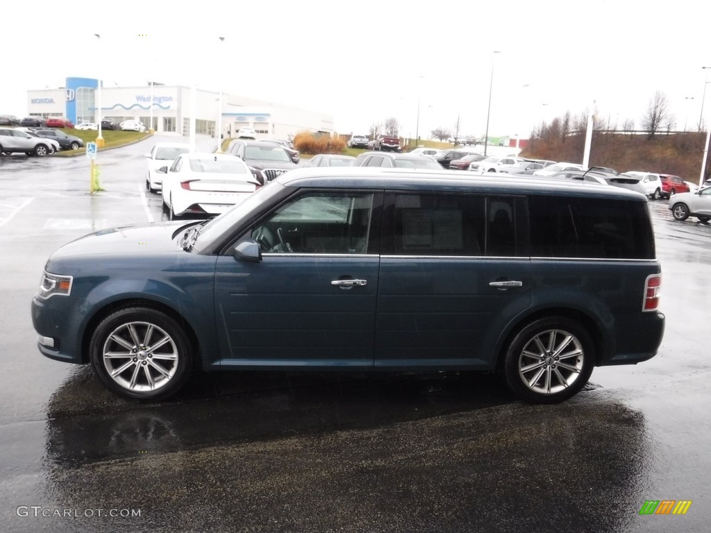 2016 Flex Limited AWD - Too Good to Be Blue / Charcoal Black photo #7