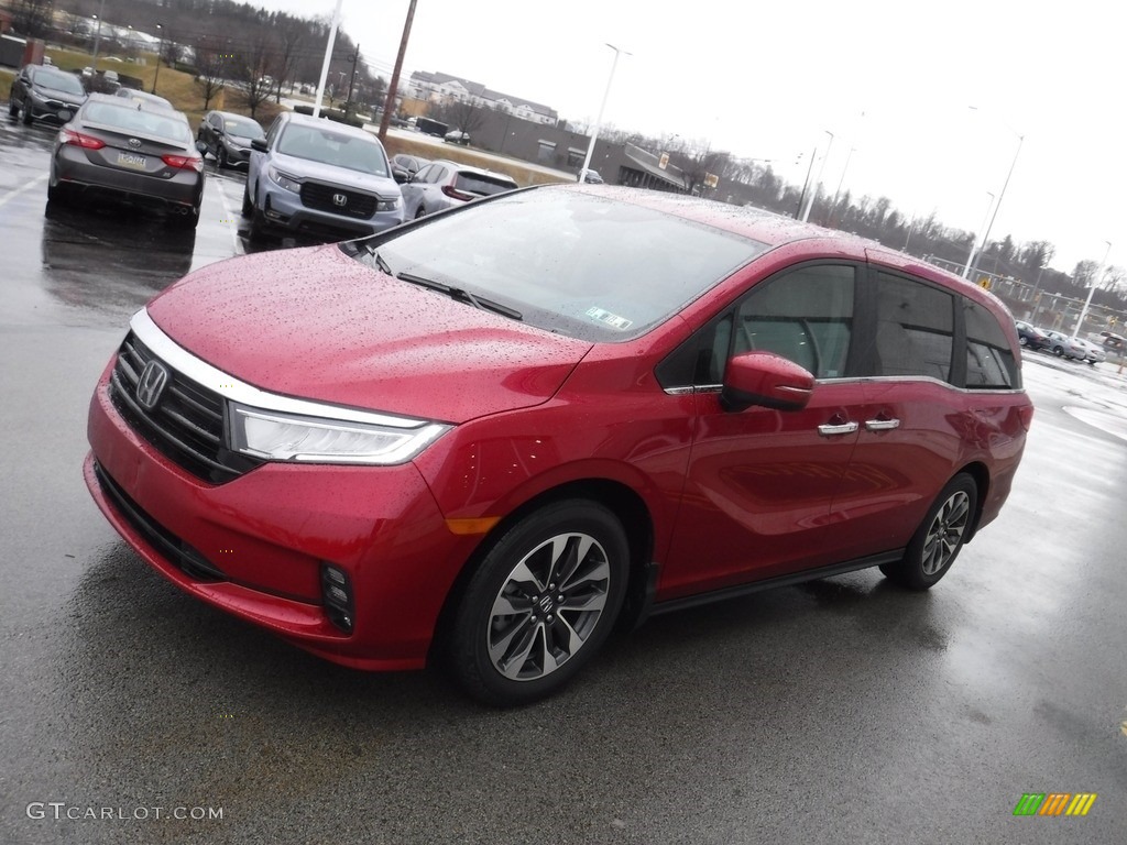 2022 Odyssey EX-L - Radiant Red Metallic II / Beige photo #6