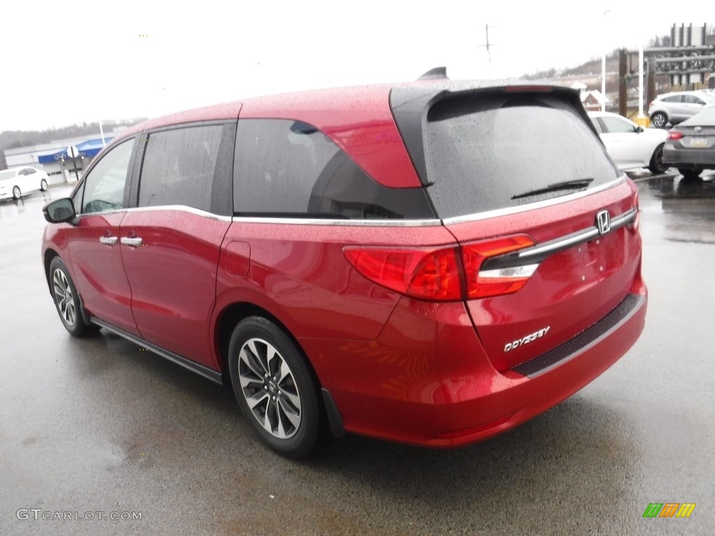 2022 Odyssey EX-L - Radiant Red Metallic II / Beige photo #8