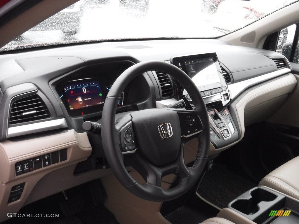 2022 Odyssey EX-L - Radiant Red Metallic II / Beige photo #13