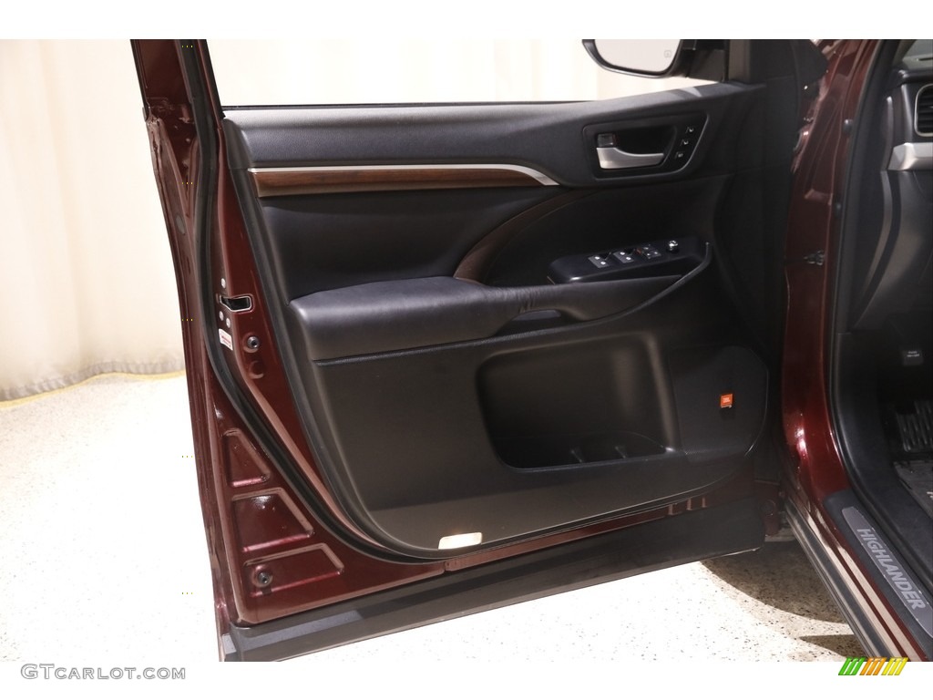 2016 Highlander Limited AWD - Ooh La La Rouge Mica / Black photo #4