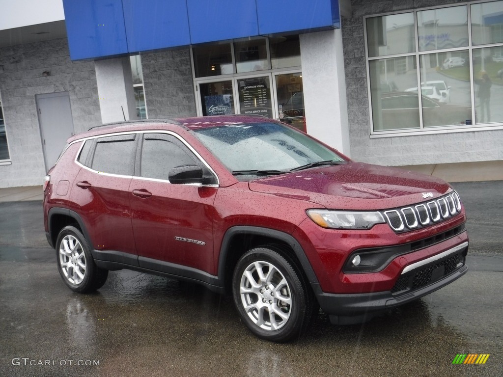 Velvet Red Pearl Jeep Compass
