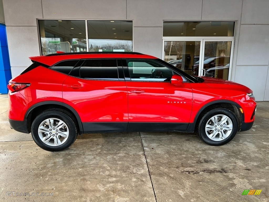 Red Hot 2021 Chevrolet Blazer LT Exterior Photo #145418421