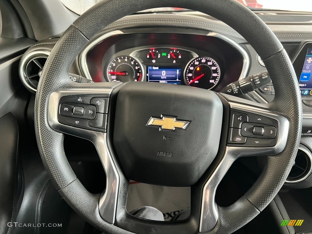 2021 Chevrolet Blazer LT Jet Black Steering Wheel Photo #145418778