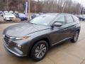 Amazon Gray 2023 Hyundai Tucson Blue Hybrid AWD Exterior