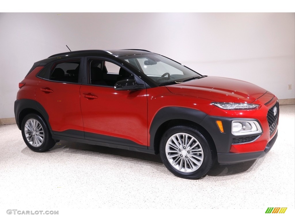 2020 Kona SEL AWD - Pulse Red / Gray/Black photo #1