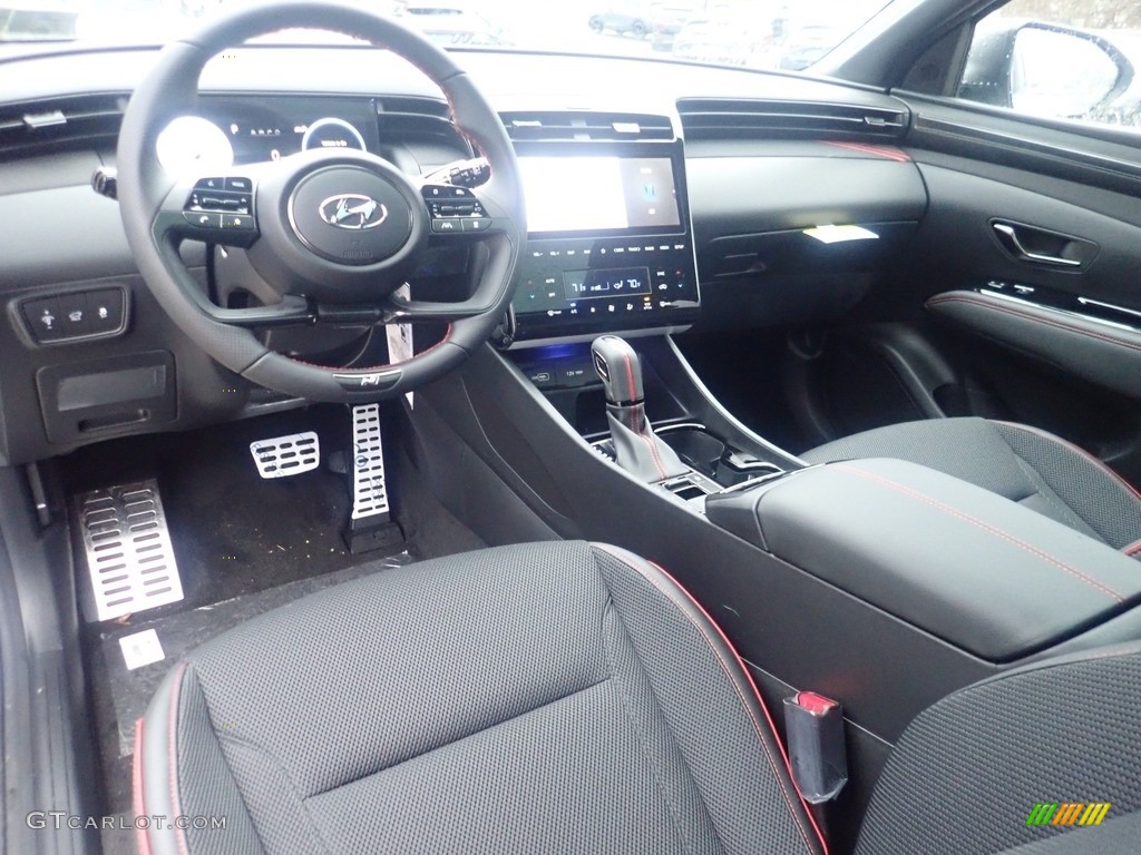 Black Interior 2023 Hyundai Tucson N-Line AWD Photo #145420434