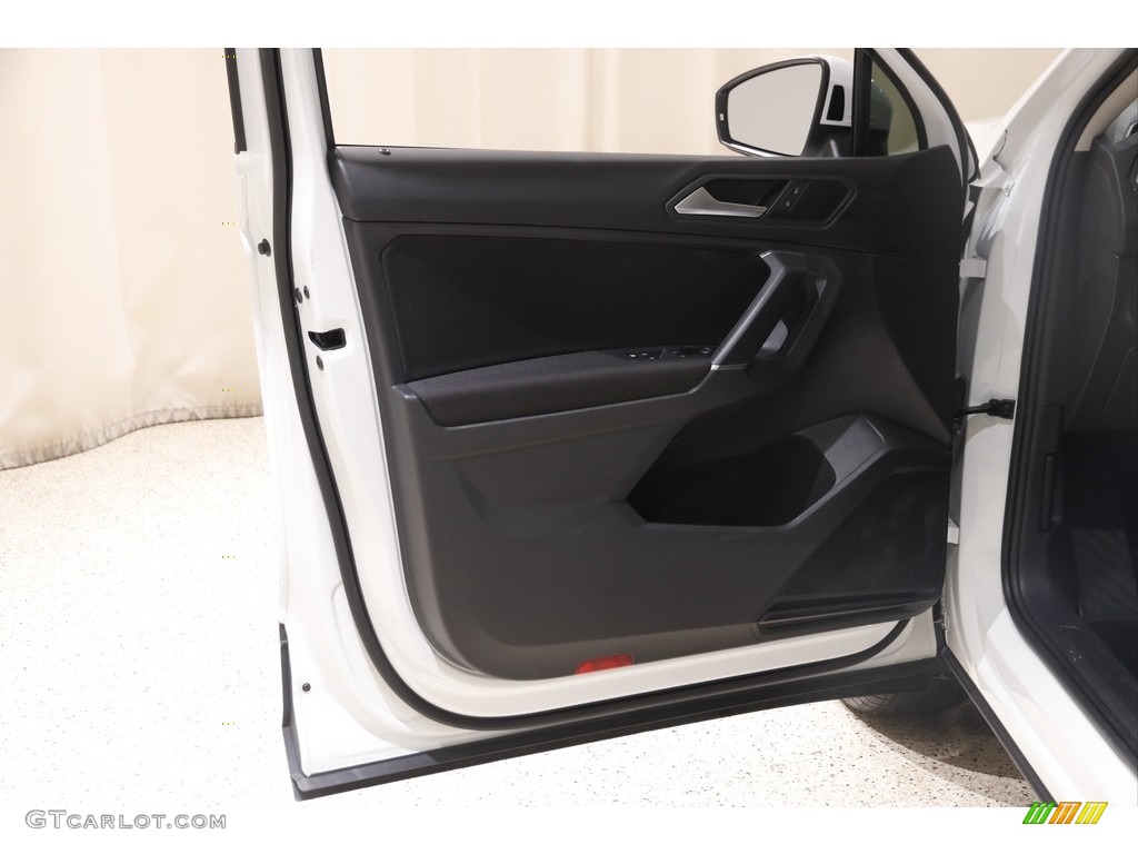 2020 Volkswagen Tiguan S Titan Black Door Panel Photo #145420743