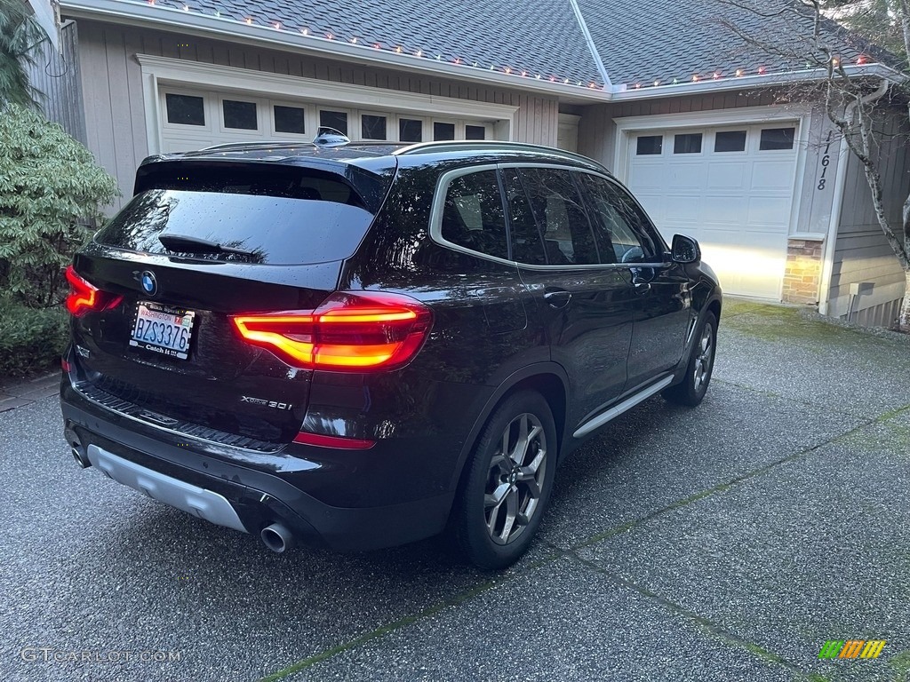 2021 X3 xDrive30i - Jet Black / Canberra Beige/Black photo #4