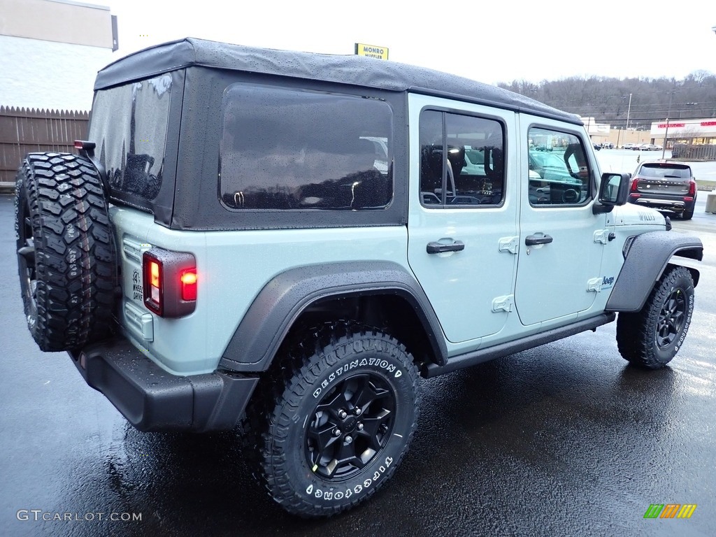 2023 Wrangler Unlimited Willys 4XE Hybrid - Earl / Black photo #6