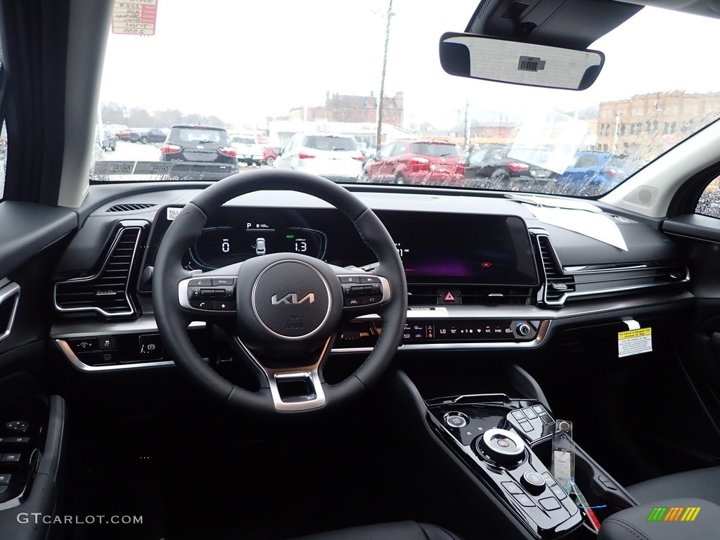 2023 Kia Sportage Hybrid EX AWD Black Dashboard Photo #145422117