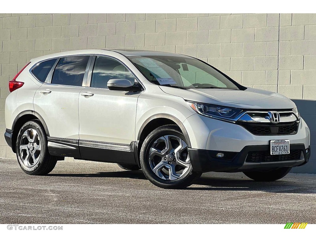 2018 CR-V EX - White Diamond Pearl / Black photo #2