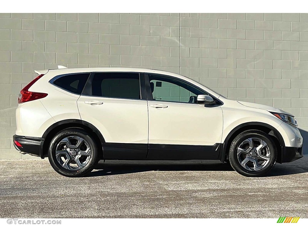 2018 CR-V EX - White Diamond Pearl / Black photo #3