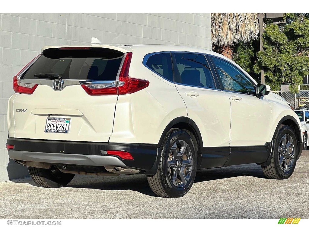 2018 CR-V EX - White Diamond Pearl / Black photo #4
