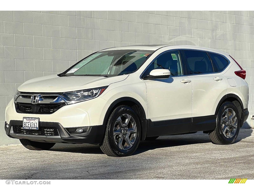 2018 CR-V EX - White Diamond Pearl / Black photo #8