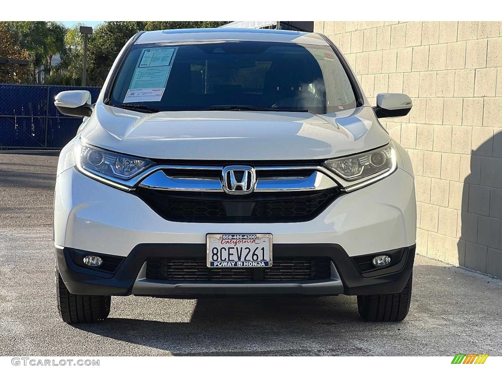2018 CR-V EX - White Diamond Pearl / Black photo #9