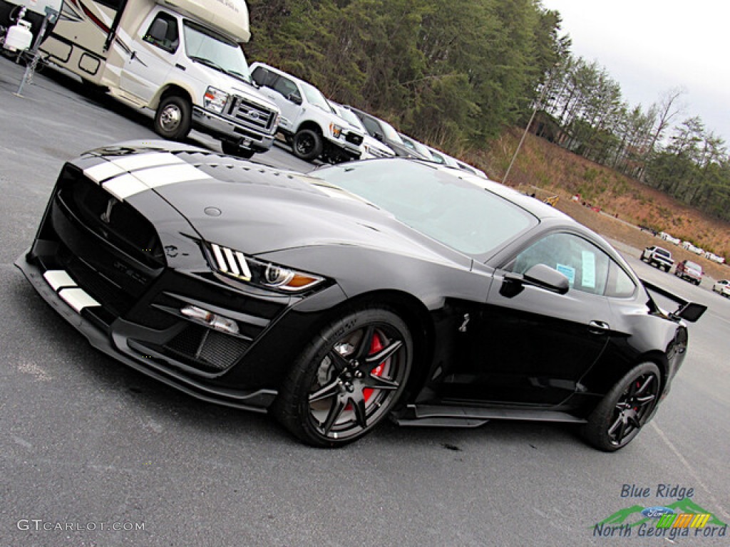 Shadow Black 2022 Ford Mustang Shelby GT500 Exterior Photo #145425525
