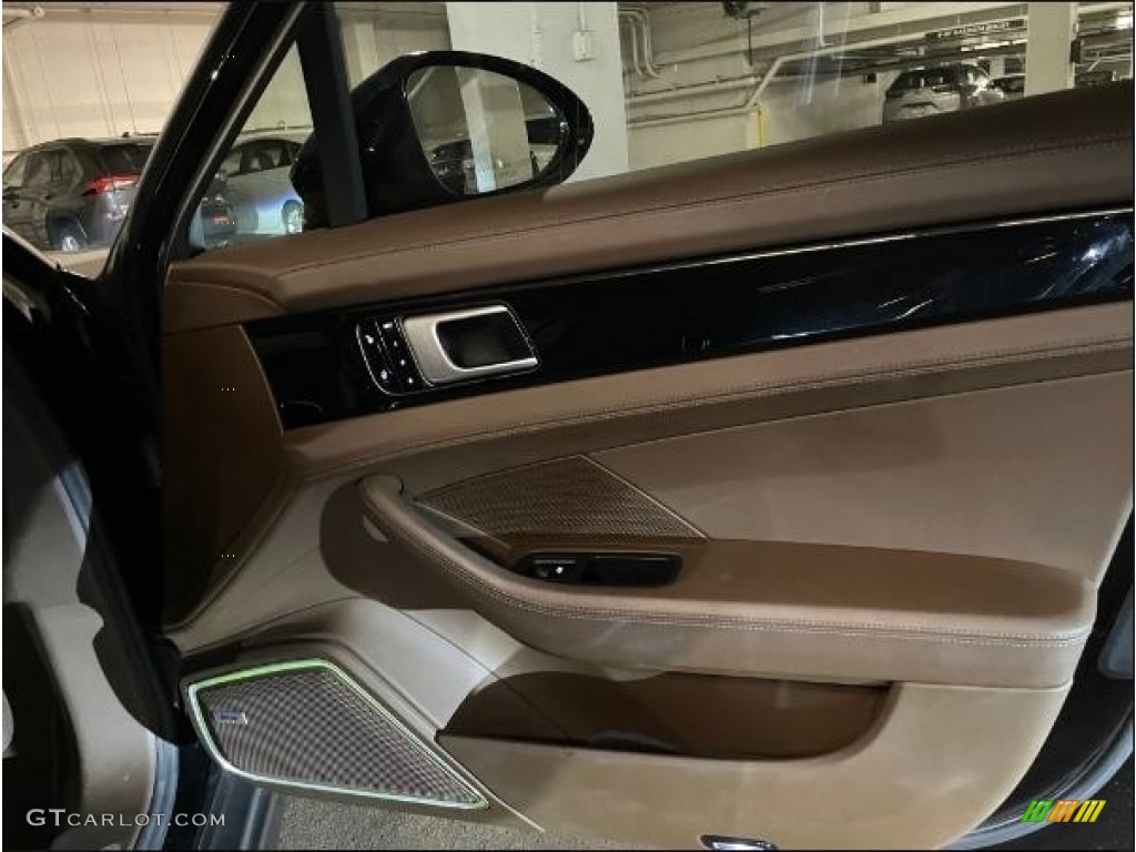 2018 Panamera 4 - Black / Cohiba Brown Club Leather photo #2