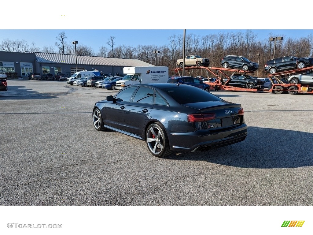 2017 S6 4.0 TFSI Prestige quattro - Moonlight Blue Metallic / Arras Red photo #3
