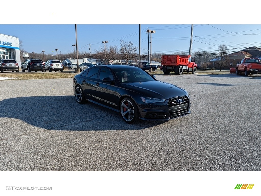 2017 S6 4.0 TFSI Prestige quattro - Moonlight Blue Metallic / Arras Red photo #7