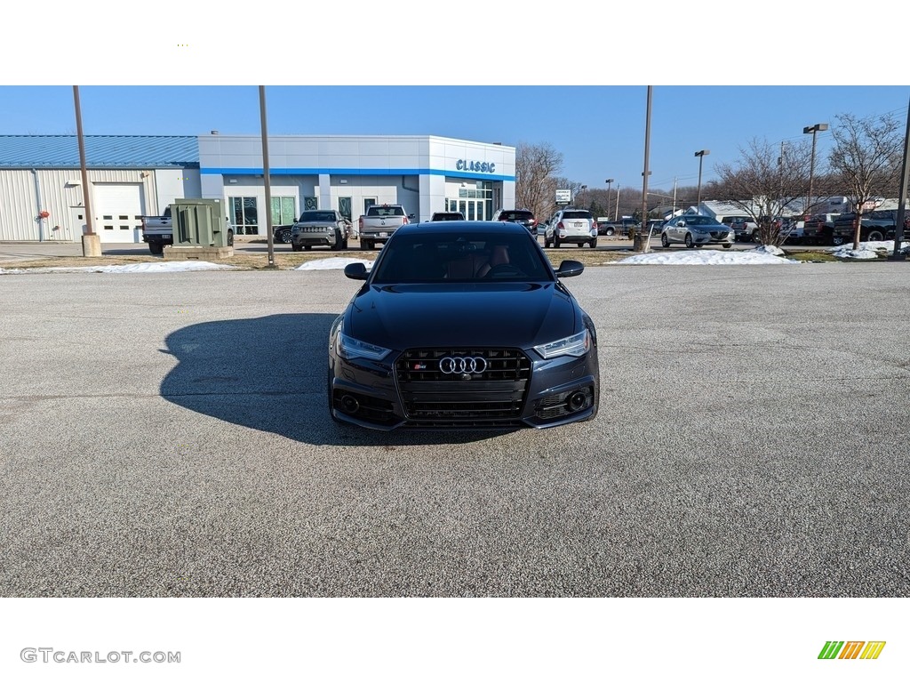 2017 S6 4.0 TFSI Prestige quattro - Moonlight Blue Metallic / Arras Red photo #8
