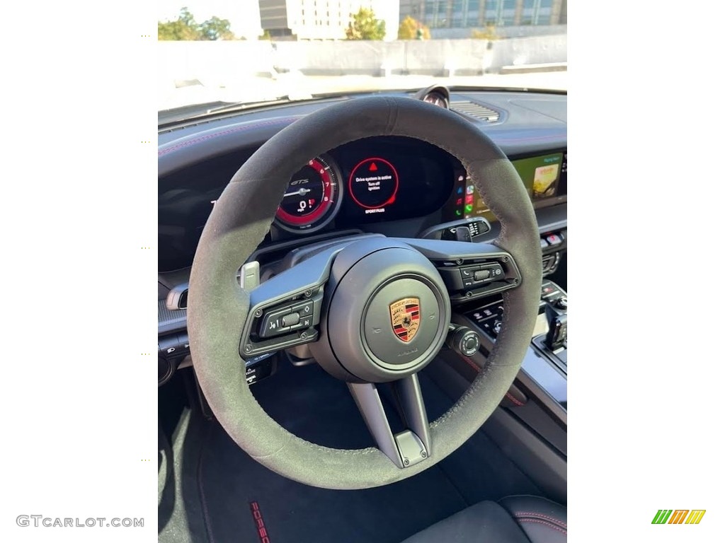 2022 Porsche 911 Carrera 4 GTS GTS Carmine Red Steering Wheel Photo #145425777
