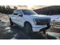 Oxford White 2023 Ford F150 Lightning Lariat 4x4 Exterior