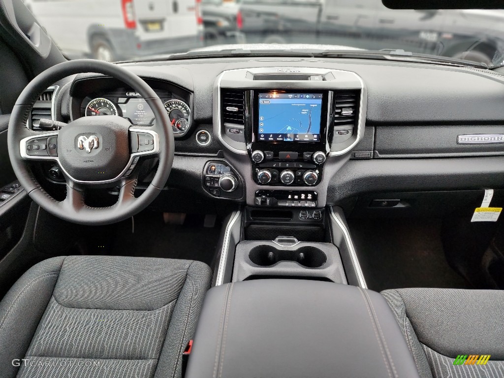Black Interior 2023 Ram 1500 Big Horn Night Edition Crew Cab 4x4 Photo #145426409