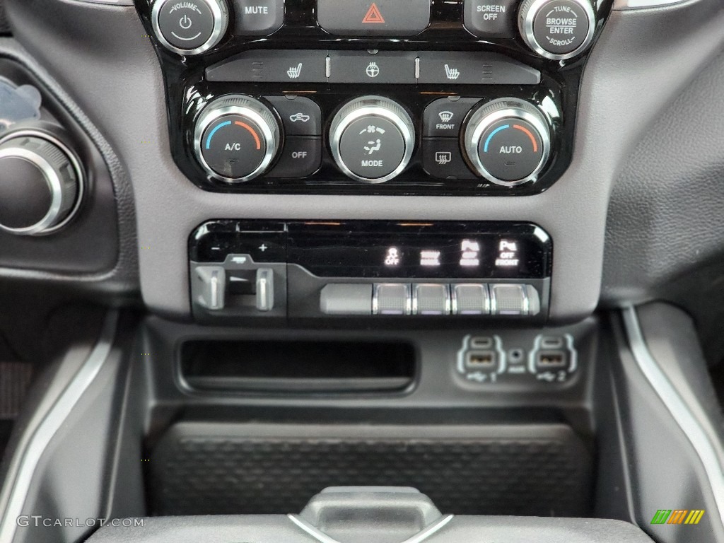2023 Ram 1500 Big Horn Night Edition Crew Cab 4x4 Controls Photo #145426485