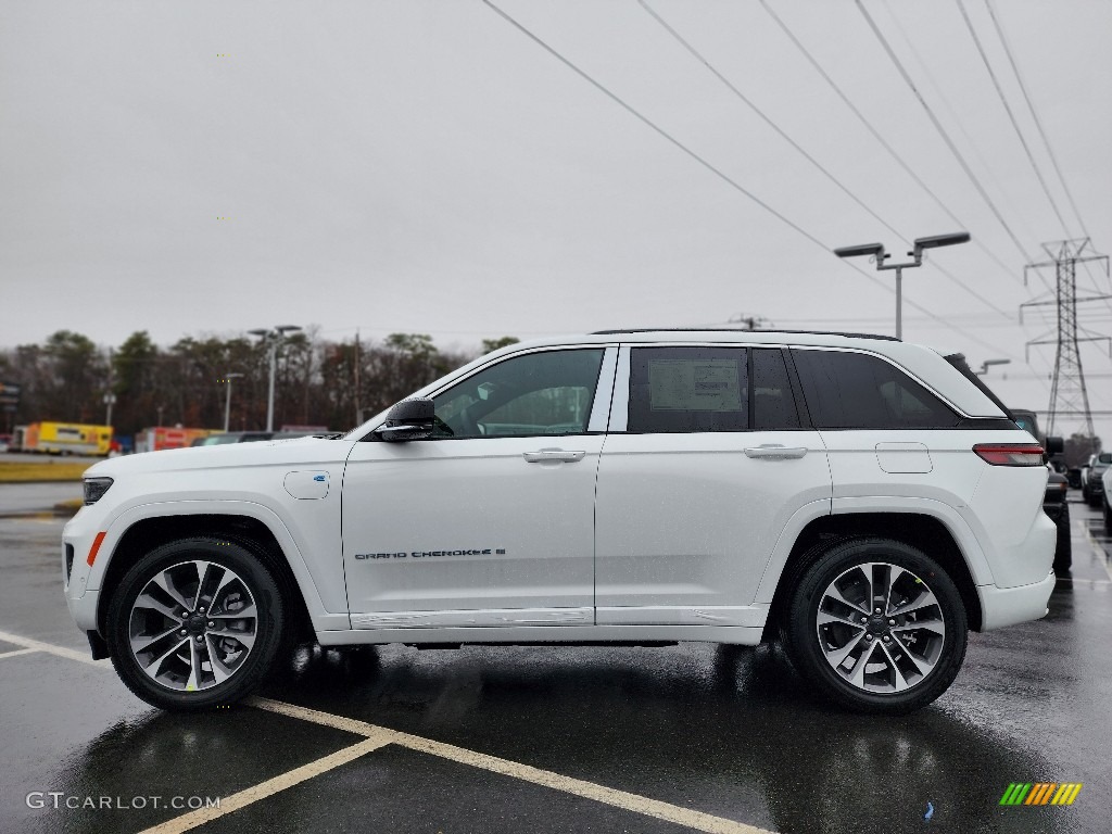 Bright White 2023 Jeep Grand Cherokee Overland 4XE Exterior Photo #145426593