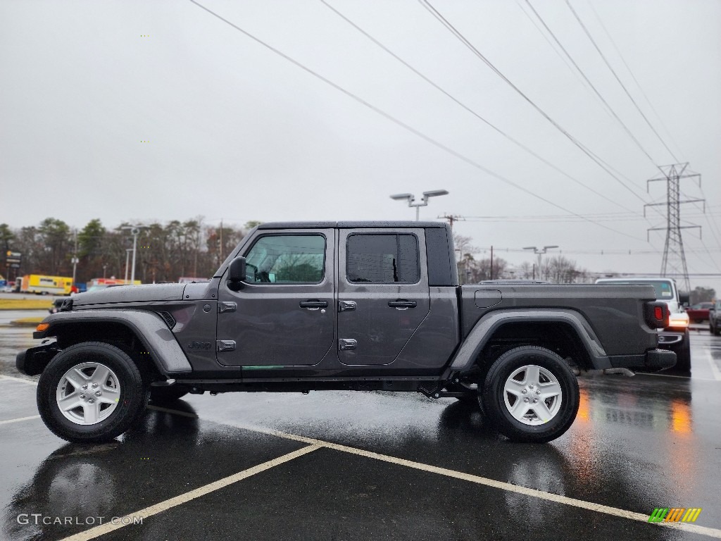 2023 Gladiator Sport 4x4 - Granite Crystal Metallic / Black photo #3