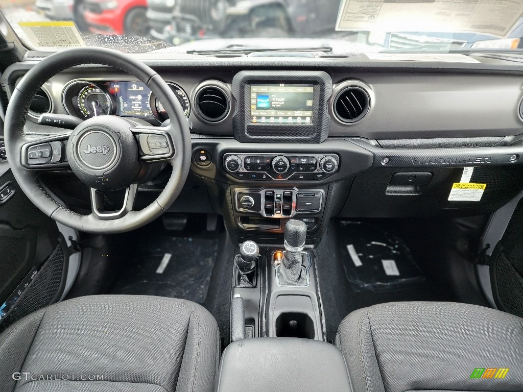 Black Interior 2023 Jeep Wrangler Unlimited Willys 4XE Hybrid Photo #145427730