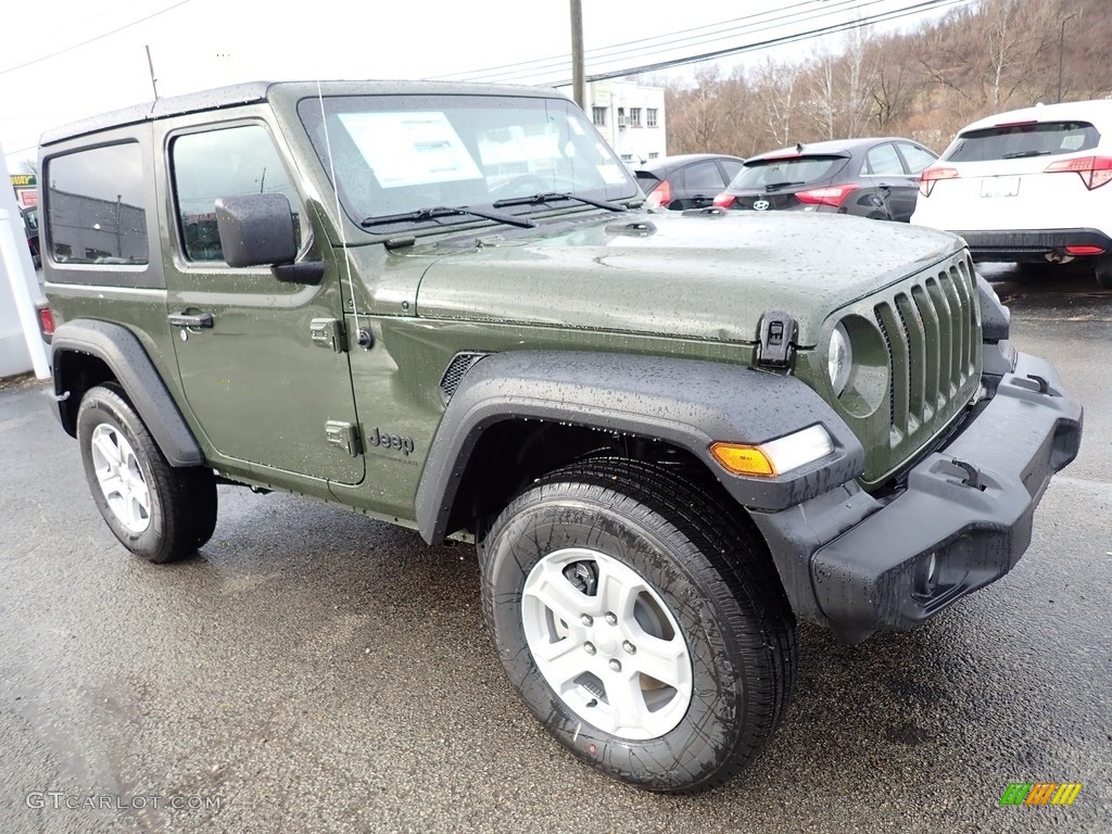 Sarge Green 2023 Jeep Wrangler Sport 4x4 Exterior Photo #145427898