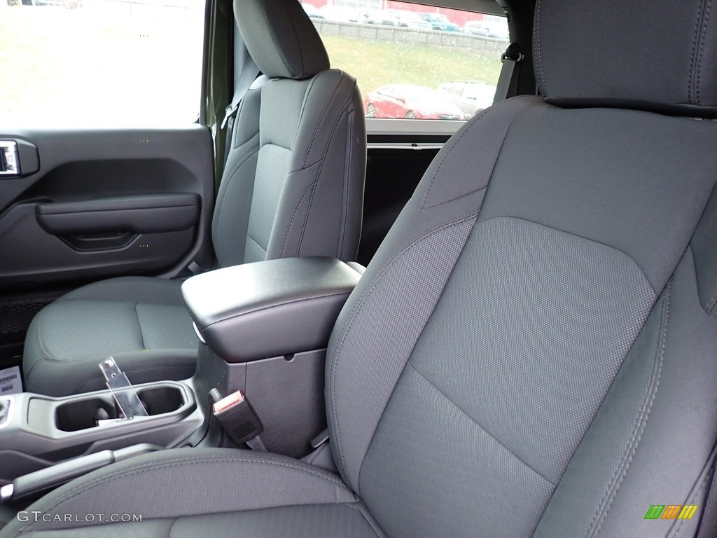 Black Interior 2023 Jeep Wrangler Sport 4x4 Photo #145427967