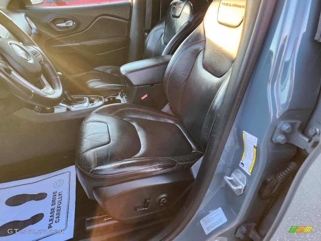 2015 Cherokee Trailhawk 4x4 - Anvil / Trailhawk Black photo #15
